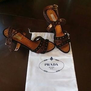 ***SALE****Prada wedges!!